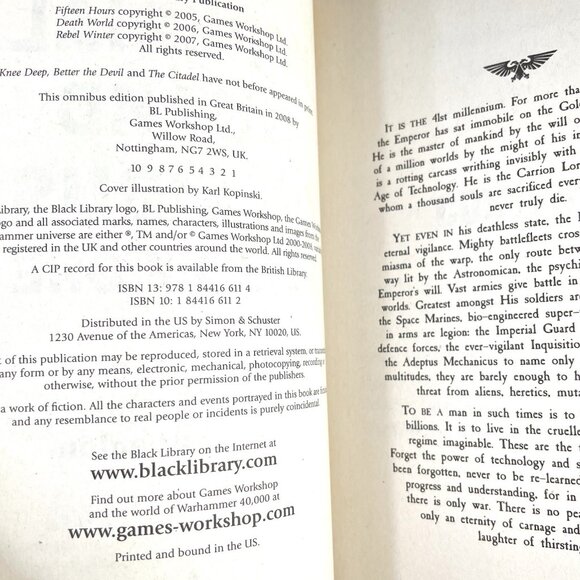 Imperial Guard Omnibus: Volume 1 (Warhammer 40,000) First Edition Paperback Book - Picture 10 of 10